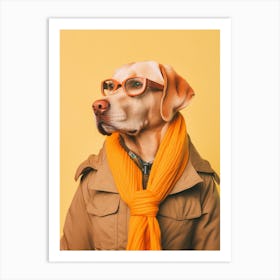 A Labrador Retriever Dog 9 Art Print