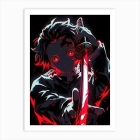 Samurai Swordsman 4 Art Print