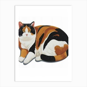 Calico Cat 5 Art Print