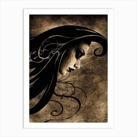 Portrait Of A Woman 187 Art Print