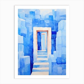 Blue Door 33 Art Print