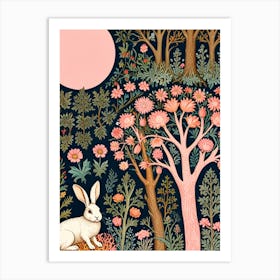 William Morris Rabbit In The Forest Art Print