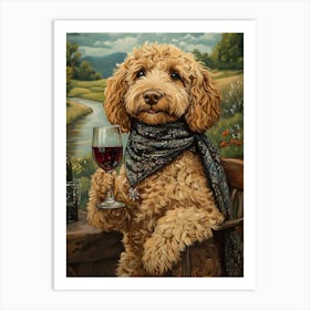 Whimsical Doodle Drinking 9 Poster