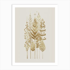 Christmas Trees Art Print