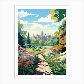 Montreal Botanical Garden Canada Illustration 3  Art Print