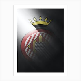 Girona Spain Football Poster Art Print