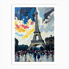 Paris Eiffel Tower 3 Art Print