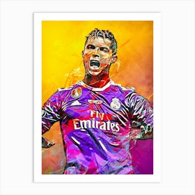 Cristiano Ronaldo Real Madrid 8 Art Print