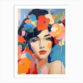 Flower Girl 4 Art Print