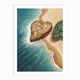 Heart Of Hawaii Art Print