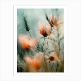 Floral Fusion No 4 Art Print