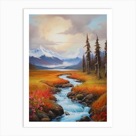 Mountain Stream 3 Art Print