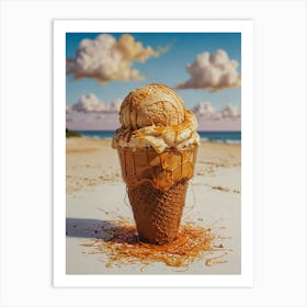 Ice Cream Cone 81 Art Print