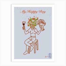 My Happy Day Art Print