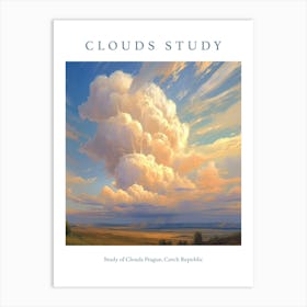 Study Of Clouds Prague, Czech Republic Art Print
