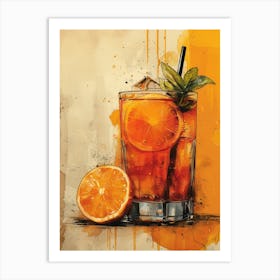 Orange Juice 1 Art Print