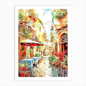 Roma Travel Italy Art Print