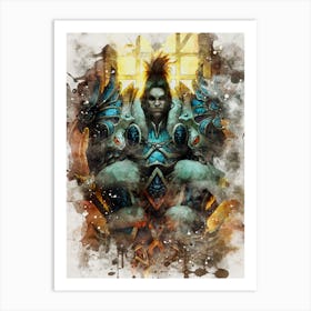 Varian Wrynn World Of Warcraft 1 Art Print