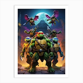 Teenage Mutant Ninja Turtles 3 Art Print