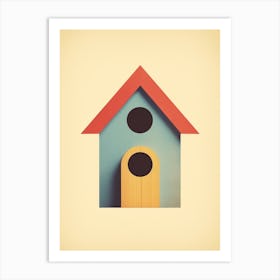 Minimalist Birdhouse4 Art Print
