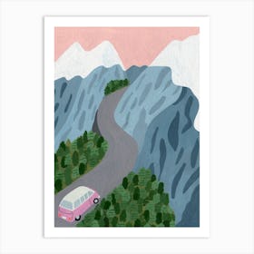 Mountain Travel Art Print