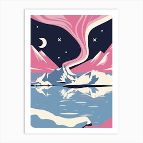 Arctic Night Sky Art Print