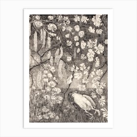 Dead Bird Under Hazel And Honeysuckle Branches (1905), Theo Van Hoytema Art Print