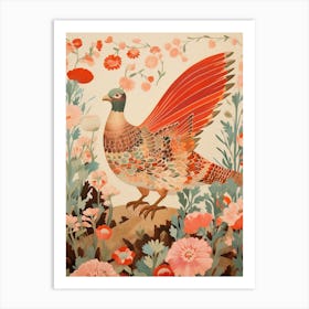 Partridge 1 Detailed Bird Painting Art Print
