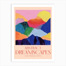 Abstract Dreamscapes Landscape Collection 06 Art Print
