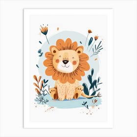 Cute Lion 2 Art Print