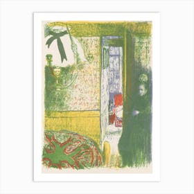 Interior À La Suspension By Édouard Vuillard Art Print