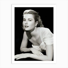 Actress And Princess Grace Kelly Art Print