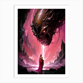 Confronting The Abyss Art Print