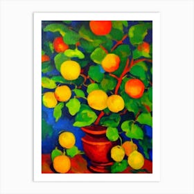 Golden Berry Fruit Vibrant Matisse Inspired Painting Fruit Art Print
