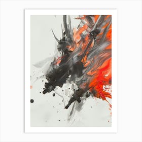 Abstract Painting 1862 Art Print