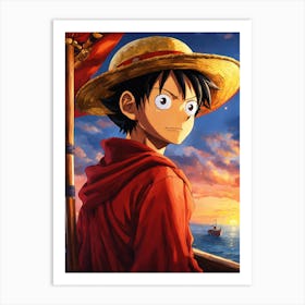 One Piece Wallpaper 1 Art Print