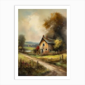 Printable Wall Art, Vintage Landscape, Farmhouse Wall Decorations, Vintage Landscape Oil Painting.11 1 Art Print