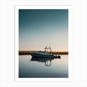 Boat On The Water Art Print