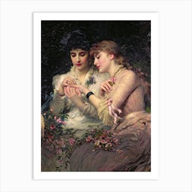 Two Young Women Art Print