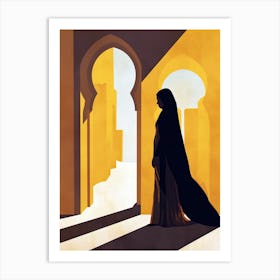 Arabian Woman In A Dress Art Print