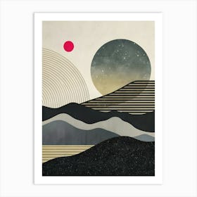 'Abstract Sunrise' Art Print