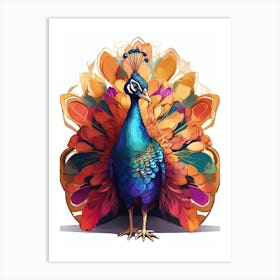 Peacock 3 Art Print