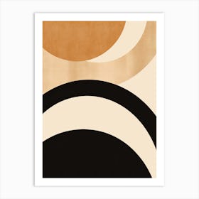 Fields of Beige Dreams: Mid-Century Whispered Harmony Art Print