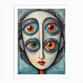 Eyes Of A Woman Art Print