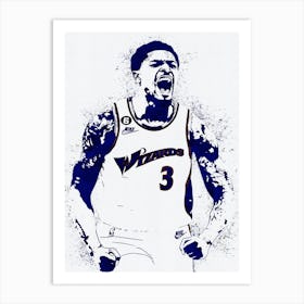 Bradley Beal Washington Wizards Art Print