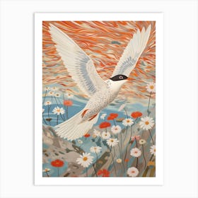 Common Tern 3 Detailed Bird Painting Art Print