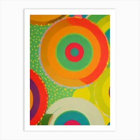 Abstract Circles 1  Art Print