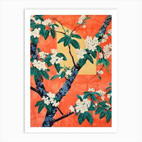 Great Japan Hokusai Japanese Floral 21 Art Print