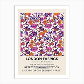 Poster Tulip Tide London Fabrics Floral Pattern 7 Art Print
