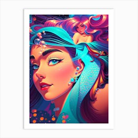 Mermaid 25 Art Print